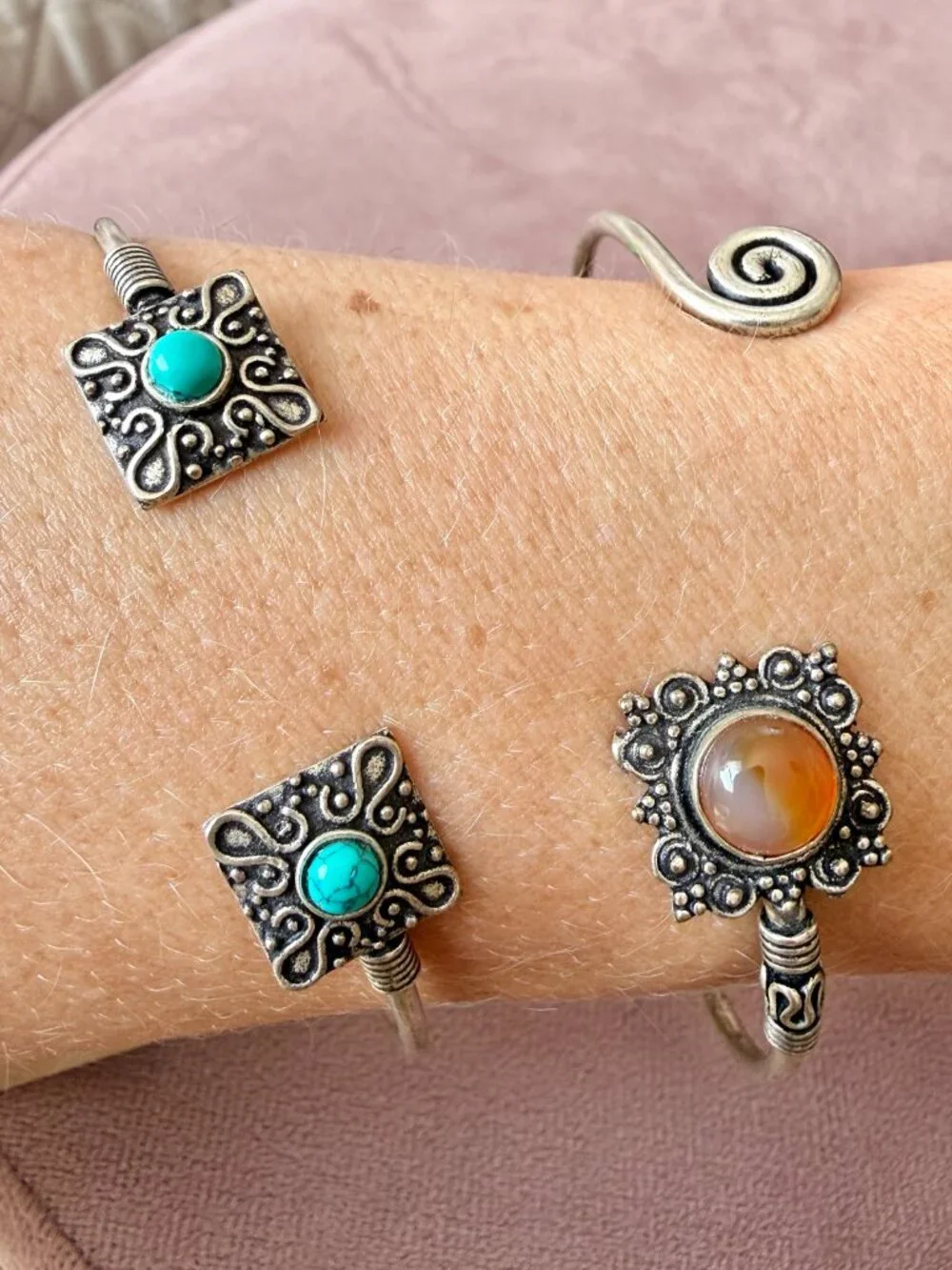 6 pcs‎ Anju Tanvi Collection Rings/Bracelets -  Adjustable